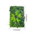 thumbnail image 3 of AUNVITO Artificial Green Plant Fence 3 x 3 ft, Simulation Hedge Privacy Screen, UV Protected Faux Foliage Panel, Easy Install Outdoor Barrier for Garden, Balcony and Yard, 3 of 6