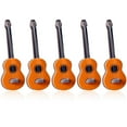 thumbnail image 4 of EeaseCA 5 Pcs Instruments de Musique Simulation Mini Modèles de Guitare Accessoires pour Maison de Poupée, 4 of 8