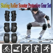Cadorn Adult 6PCS L - Size Protective Gear Set - Knee, Elbow Pads & Wrist Guards for Skateboarding, Balance Bike, Roller Skating