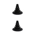 thumbnail image 1 of Sidaley Cone Grommet Plastics Craftsmanship Outdoor Fishing Grommets Drilling Protector Cover Upgraded Wire Cable Fittings Equipment Negro 2piezas, 1 of 6