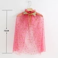 thumbnail image 3 of Mrzhqd Winter Warm Coat For Toddler Boys Girls Lace Up Cape Party Robe Kids Holiday Party Tulle Princess Cloak Fashion Outwear Light Purple, 3 of 4