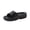 Black, variant on Women's Fashion Thick‑Sole Adjustable Buckle Strap Sandals, EVA Open‑Toe Slide Sandals For Summer Beach Pool Outdoor Casual Daily Wear Army Green