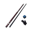 thumbnail image 1 of jinwen Queue de Billard 1/2 Segmentée avec Gant pour Pratique Bar Bureau Rouge, 1 of 9