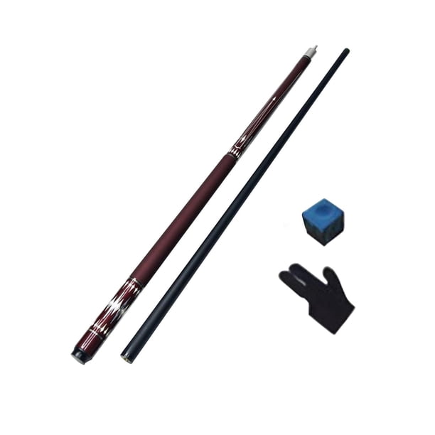 Taco de billar, taco de billar de 57", suministros para principiantes, taco de snooker profesional. Rojo