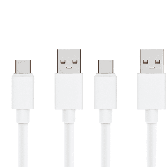 GJX 2026 New 2Pcs Usb Cable Lightning-Fast Charging Usb Type C Cable Micro Usb Cable with Data Transfer for Phone Tablet Laptop Car Office 6Ft