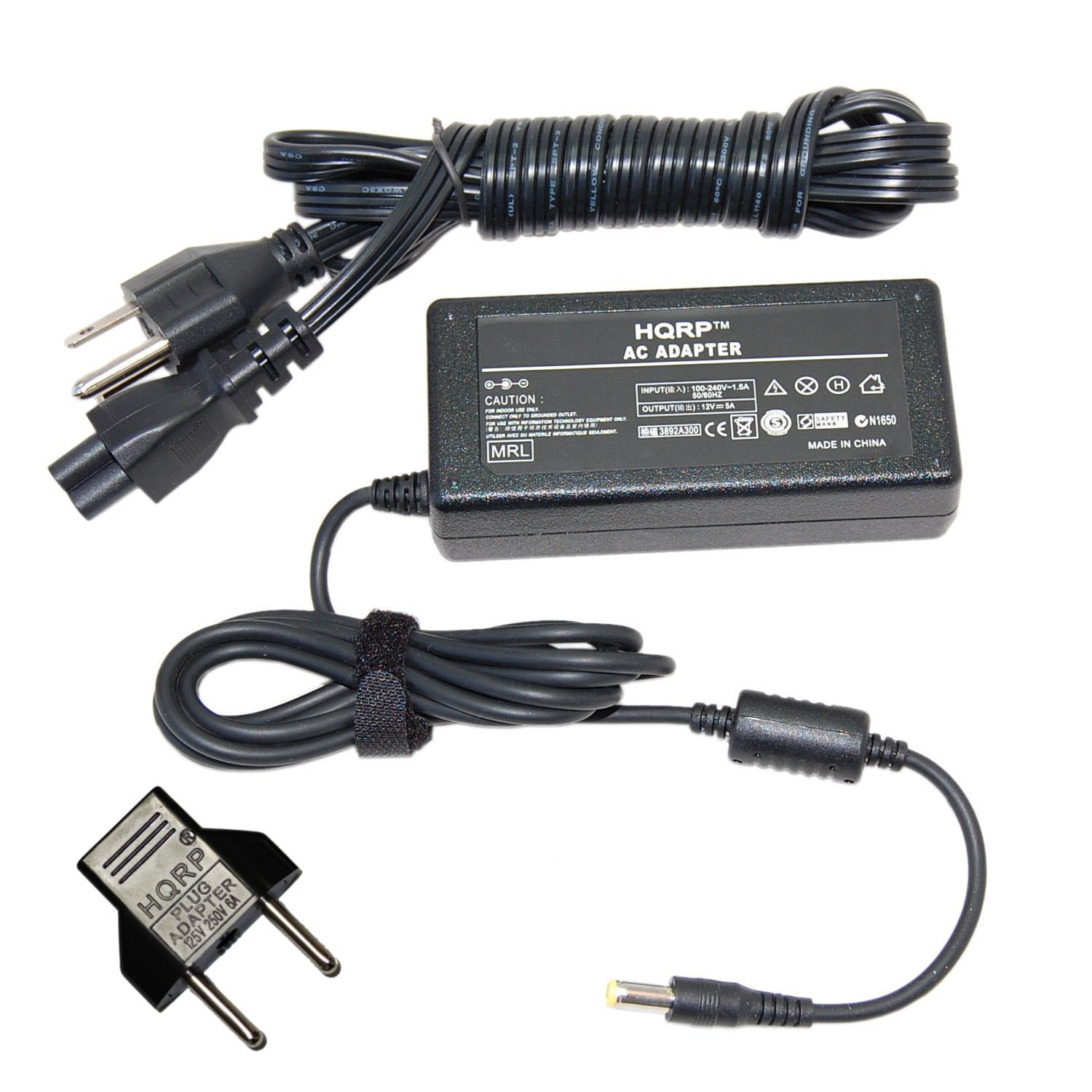 HQRP 12V DC AC Adapter for Sirius SL-BB2 Stiletto Boombox System, Power ...
