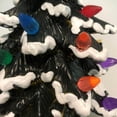 thumbnail image 4 of Árbol de resina de Navidad con luz LED de hadas Lámpara colorida de Navidad para decoraciones navideñas de fiesta, 4 of 9