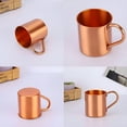 thumbnail image 7 of BPPEG Food Grade 100% Pure Copper Moscow Mule Mugs - Handcrafted with Lacquered Hammered Finish,Smooth Lip & Ergonomic Grip, 7 of 7
