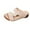 Beige, variant on Summer New Foreign Trade Large Size Wedge Fish Mouth Solid Color Large Size One Line Outside To Wear Beach Sandals Summer Sandals Beige 36