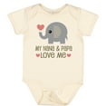 thumbnail image 3 of Inktastic My Nana and Papa Love Me Boys or Girls Baby Bodysuit, 3 of 5