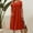 Orange, variant on Drovellove 2026 Womens Summer Plus Size Dress Smock V Neck Short Sleeve Solid Color Summer Dress, Loose Pleated Empire Waist A-Line Pocket Casual Daily Beach Tunic Sundresses with Pockets