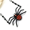 thumbnail image 3 of WASHWEPE  Spider Necklace Retro Style Black Alloy 1Set, 3 of 5