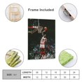 thumbnail image 2 of Hakeem Olajuwon Canvas Poster Print Photo Art Painting Canvas Poster Home Decorative Bedroom Modern Decor Posters Gifts 12x18inch(30x45cm), 2 of 6