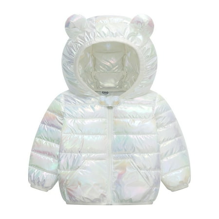 

Wdfiry Hooded Winter Coats for Little Kids Girls Boys Down Jacket With Bear Ear Hoodie Winter Jacket Infant Children s Clothing For Boys Girls