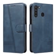 thumbnail image 3 of Phone Case for Samsung Galaxy A21 Magnetic PU Leather Card Slots Durable Wallet Cover, 3 of 5