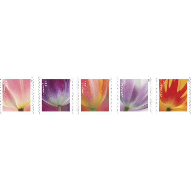 Sellos Tulip Blossom del Servicio Postal de los Estados Unidos, 20 unidades