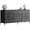 47inch/Charcoal Black, variant on 9 Drawer Bedroom Dresser with Storage, 47 Inch TV Stand for 50, 55 Inch TV, Fabric Chest for Closet