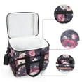 thumbnail image 6 of Cooler bag Vintage Pink and White Flowers 15L Insulated Lunch Bag Large Cooler Suitable for camping and picnics, 6 of 7