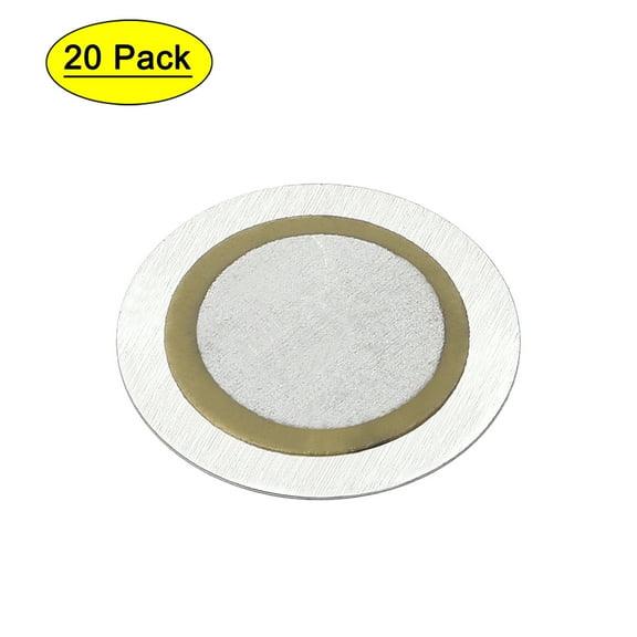 20Pcs Piezo Discs 12mm Acoustic Pickup Transducer Element Trigger Buzzer Drum Guitar