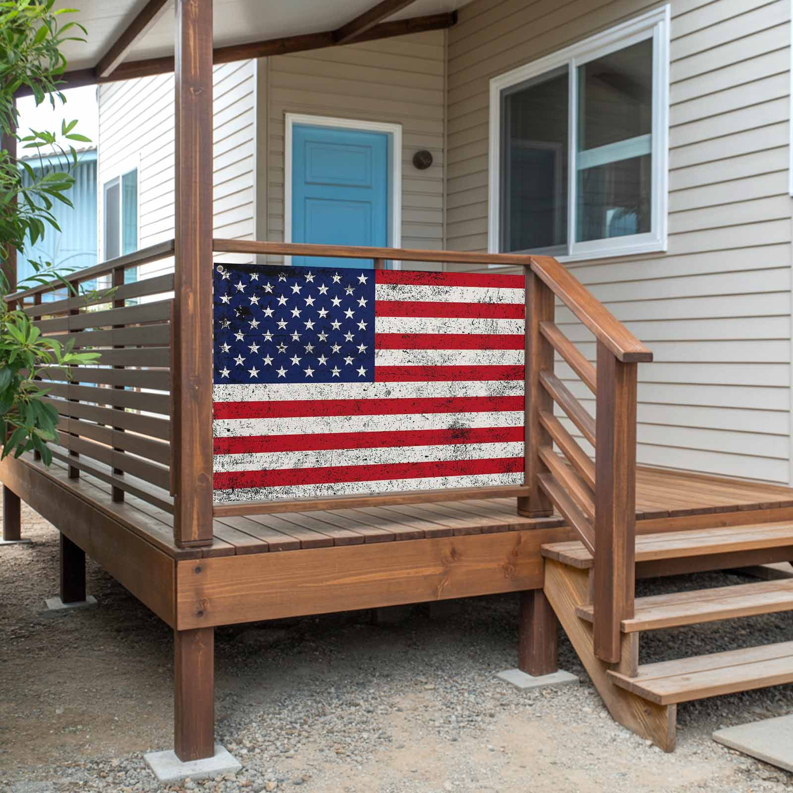 4th of July Flags for Outside 3x5 ft American Flag Outdoor Flags Double Sided Grommets House Banner Retro USA Flag July 4th Patio Yard Flag for Outdoor Party Porch Independence Day Decor