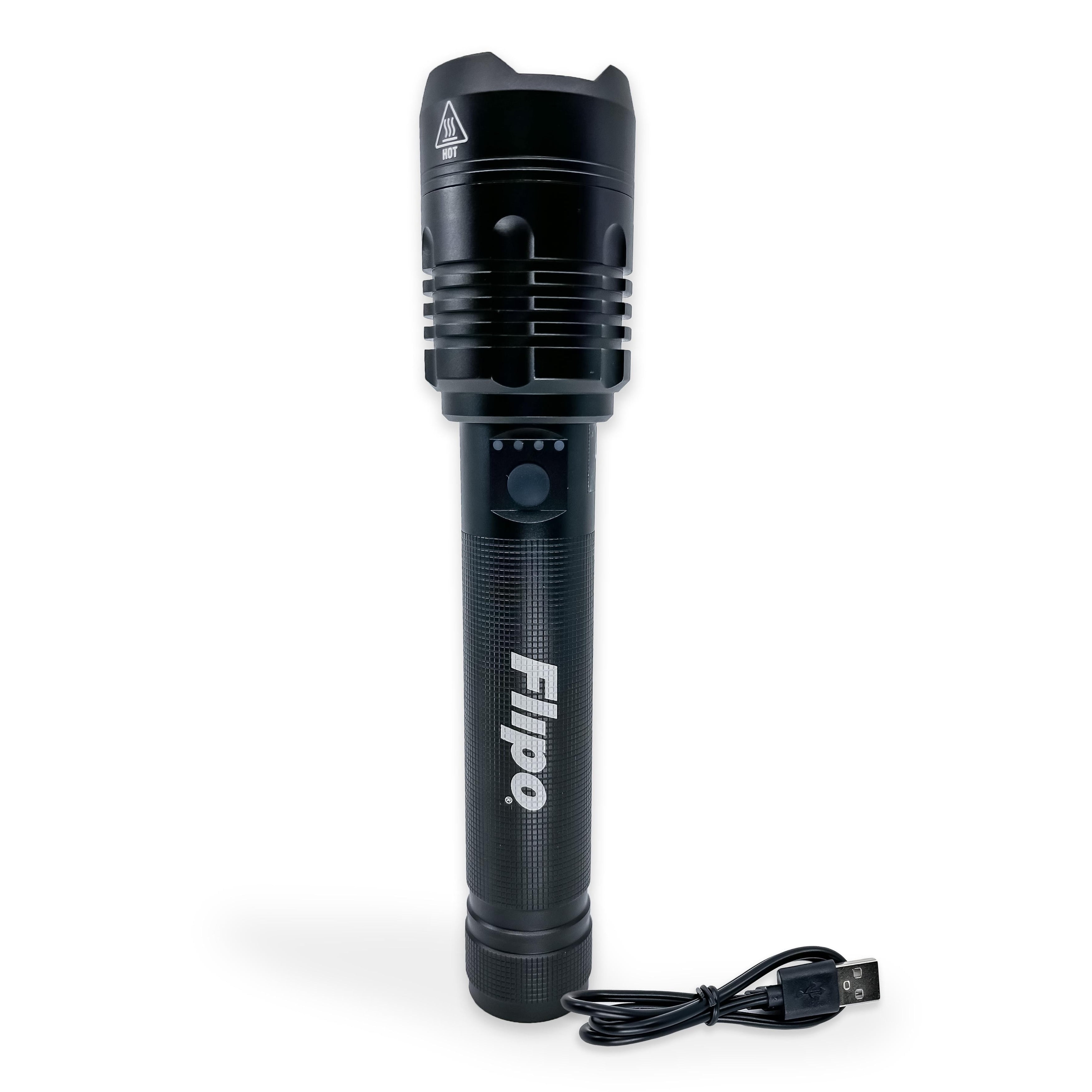 Flipo Tactical 6,000 Lumen Rechargeable Flashlight