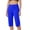 Blue, variant on Inleife Womens Oversized Stretch Capris Drying Tight Elastic Comfortable Fitness Pants Yoga Pants for Women
