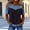Black, variant on Women's Casual Round Neck Short Sleeve Blouse Solid Color Loose Fit Spring Summer Top