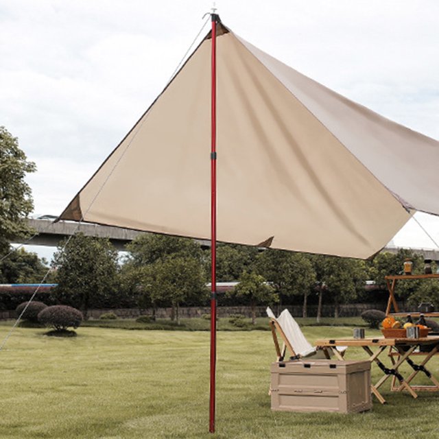 Toldo de refugio de playa, poste de repuesto antideslizante, barra de lona para acampar para exteriores Ndcxsfigh Para Estrenar