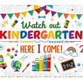 thumbnail image 3 of Colorful Design Kindergarten Banner Decorative Classroom Backdrop for Kids School Entry Learning Celebration, 3 of 7