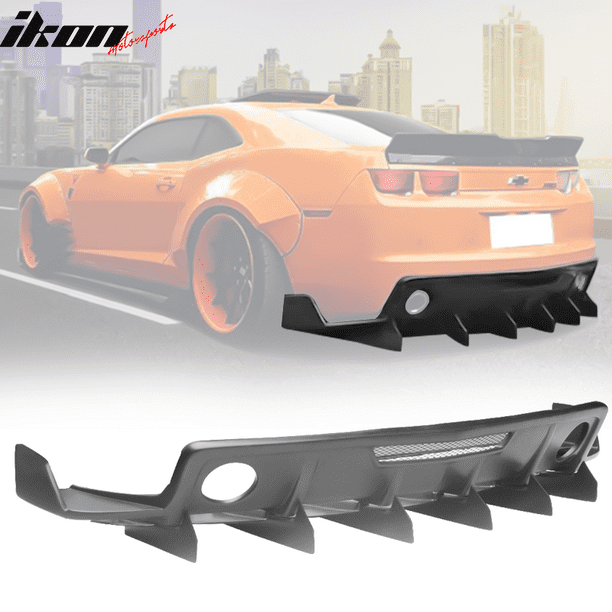 Compatible with 10-15 Chevrolet Camaro ZL1 MB Style Rear Diffuser