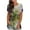 Multicolor, variant on PATLOLLAV Tops for Women,Woman Fashion Casual Round-Neck Digital Print Short Sleeve T Shirts Tops Blouse