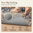 thumbnail image 6 of KUETH 5x7 Area Rug Machine Washable Rug, Modern Abstract Desert Blue, Non-Slip Soft Low Pile for Living Room Bedroom, Dining Room, 6 of 9
