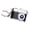 Black, variant on Light Up Camera Keychain Retro Camera Shape Keyrings with Sound Effect, Compact Bag Charm with Metal Loop for Daily Carry