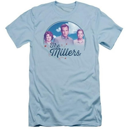 Millers-Cast - Short Sleeve Adult 30-1 Tee - Light Blue, Small