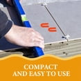 thumbnail image 3 of OULII 100Pcs Plastic Horseshoe Shim Tile Spacers U Shape For Ceramic Tiles, 3 of 8