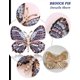 thumbnail image 3 of Broche De Mariposa De Diamantes De Imitación De Colores, Broche De Ramo De Boda De Cristal, Accesorio De Pin, Regalo De Esmalte Retro Para Usted - Púrpura/Negro JM JM, 3 of 4
