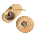 thumbnail image 5 of Wooden Small Tray Wooden Plate Oval Tray Tableware Solid Wood Dim Plate Afternoon Tea Dish, 5 of 5