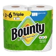 thumbnail image 1 of Bounty - Toallas de Papel Select A Size, 2 Rollos Triples, 123 Hojas por Rollo, Hojas Ajustables, Súper Absorbentes, Textura Diamante, Limpieza Rápida y Duradera, 1 of 11