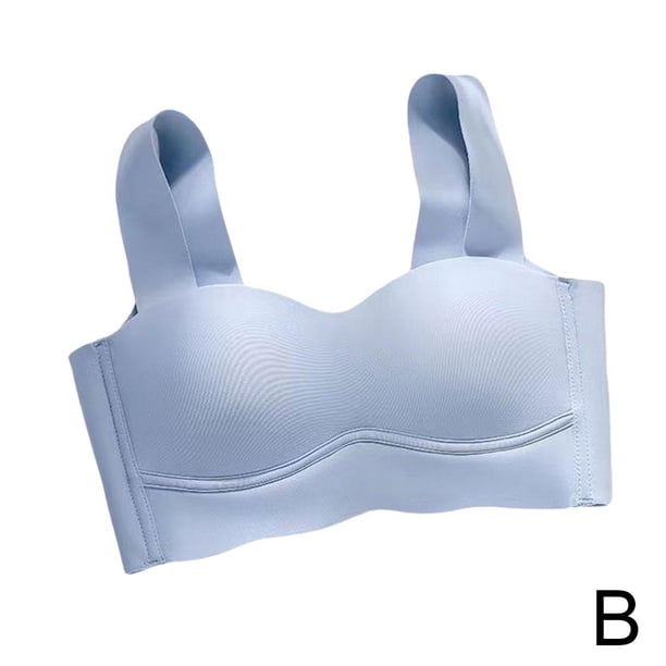 Sujetador bustier sin costuras, con pliegues y corte fino para pechos pequeños