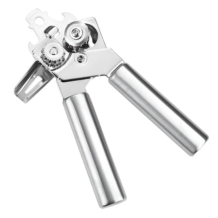 EXLEAF 2026 New Stainless Steel Can Opener Household Ergonomic Can and Bottle Easy Opener Ez Duz It Can Opener for Home, Kitchen, Cooking, Dining, Everyday Use, Meal Prep.