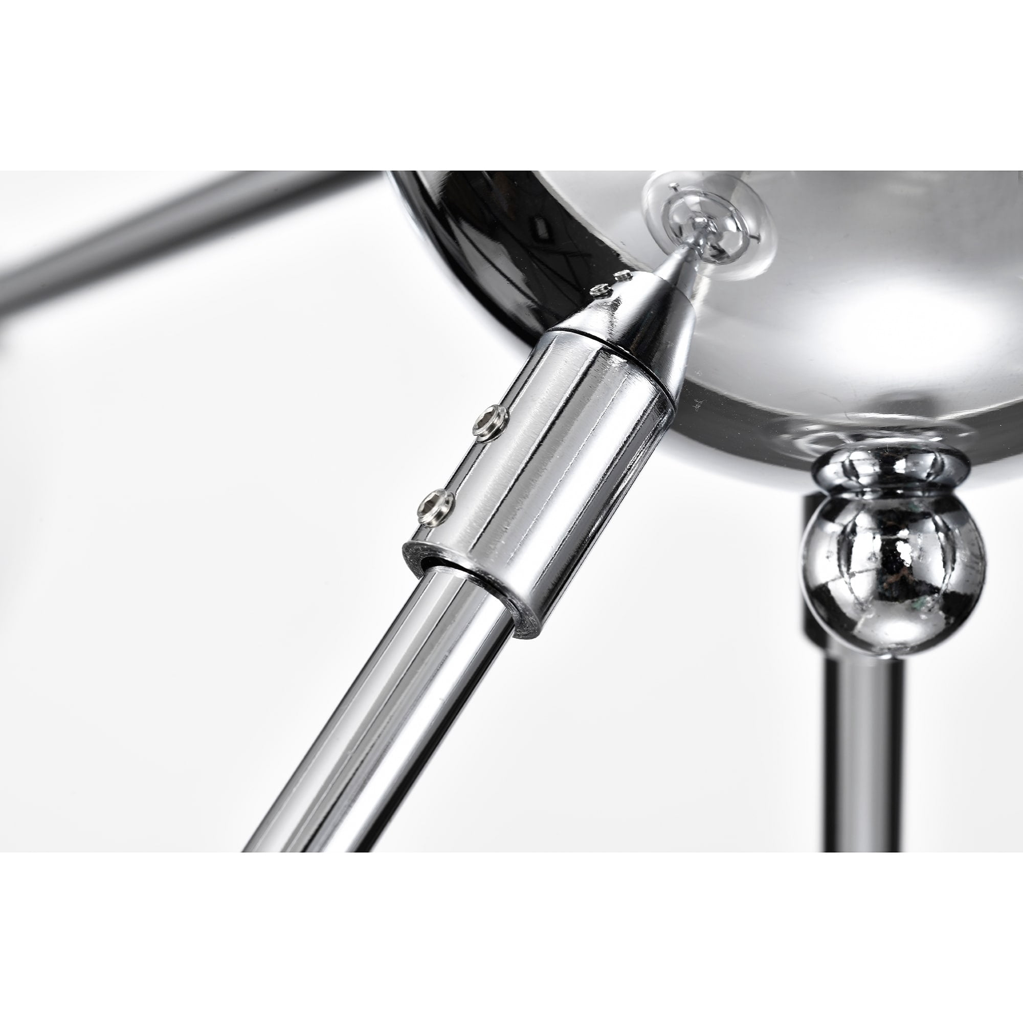 Masakee 12-light Sputnik Metal Chandelier with Clear Glass Globe Shades