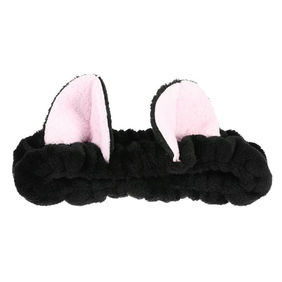 Unique Bargains 1 Pc Cute Cartoon Cat Ears Headbands for Girls for Women 7.09"x6.50", Black