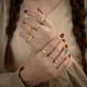 thumbnail image 5 of Anillo de plata de ley 925 con diseño sencillo, estilo frío, de alta gama, estilo retro, superpuesto, abierto, para mujer, 5 of 6