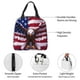 thumbnail image 4 of Easygdp USA Eagle with Spread Wings Bolsa Térmica Premium - Tela Oxford Impermeable, Gran Capacidad, Bolsillo Frontal, Unisex para Trabajo, Escuela, Actividades al Aire Libre y Picnics, 4 of 8
