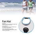 thumbnail image 3 of Sombrero Para El Sol Con Ventilador, Ventilador De Refrigeración Solar Recargable Por USB, Protección Solar UPF50+, Tamaño Ajustable, Para Deportes Al Aire Libre, 3 of 7