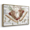 thumbnail image 4 of Pinecone Lodge Collection A - Framed Gallery Wrapped Holiday Canvas - 17 x 25 - Gold Frame, 4 of 9