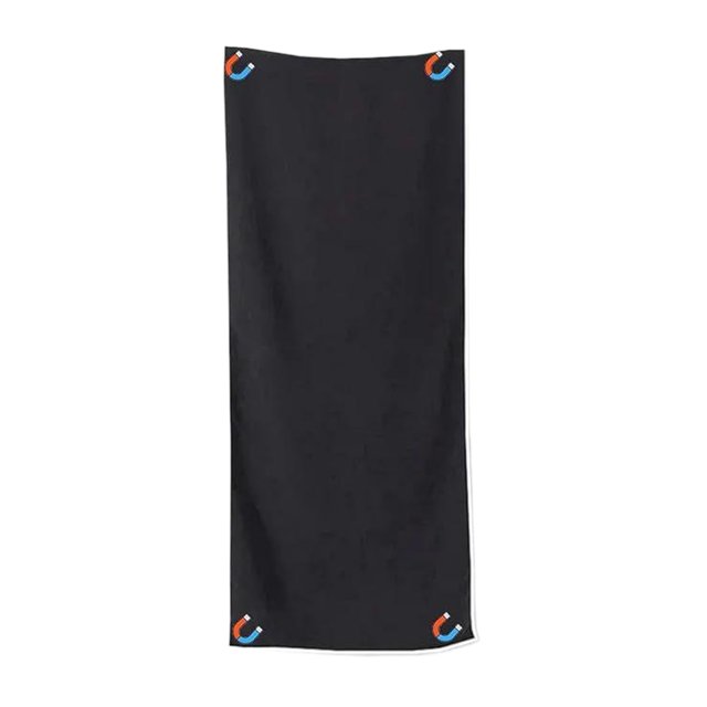 Toystoory Toalla magnética para aventuras al aire libre, toalla de baño magnética con gran absorción de agua, toalla de playa Deportes acuáticos negro