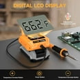 thumbnail image 3 of Cordless Soldering Station for Dewalt 20V Max Battery - Electric Digital LCD Display Soldering Iron Station Fast Heating Up Soldering Station for DIY, Appliance Repair (Battery Not Included), 3 of 7