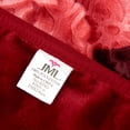 thumbnail image 5 of JML Soft Plush Fleece Blanket for Bed Queen 75"x87" 5lb,2 Ply Raschel Blanket Virgin mary/Burgundy Floral, 5 of 6