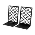 thumbnail image 2 of Dualoai 2 Pieces Bookends Desktop Book Holder Multifunction Shelves Organizer Organizer Book Stopper for Library School, 2 of 9